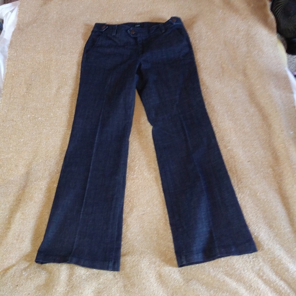 J.Crew Dark Denim Flare Jeans